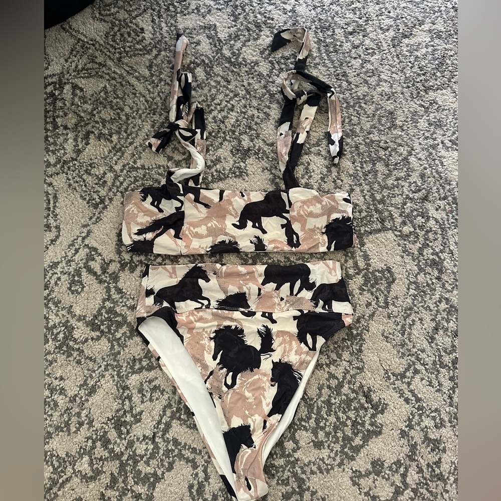 Animal Print Bikini Set